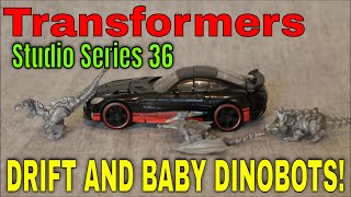 Transformers Studio Series 36 Autobot Drift & Baby Dinobots - GotBot True Review NUMBER 855