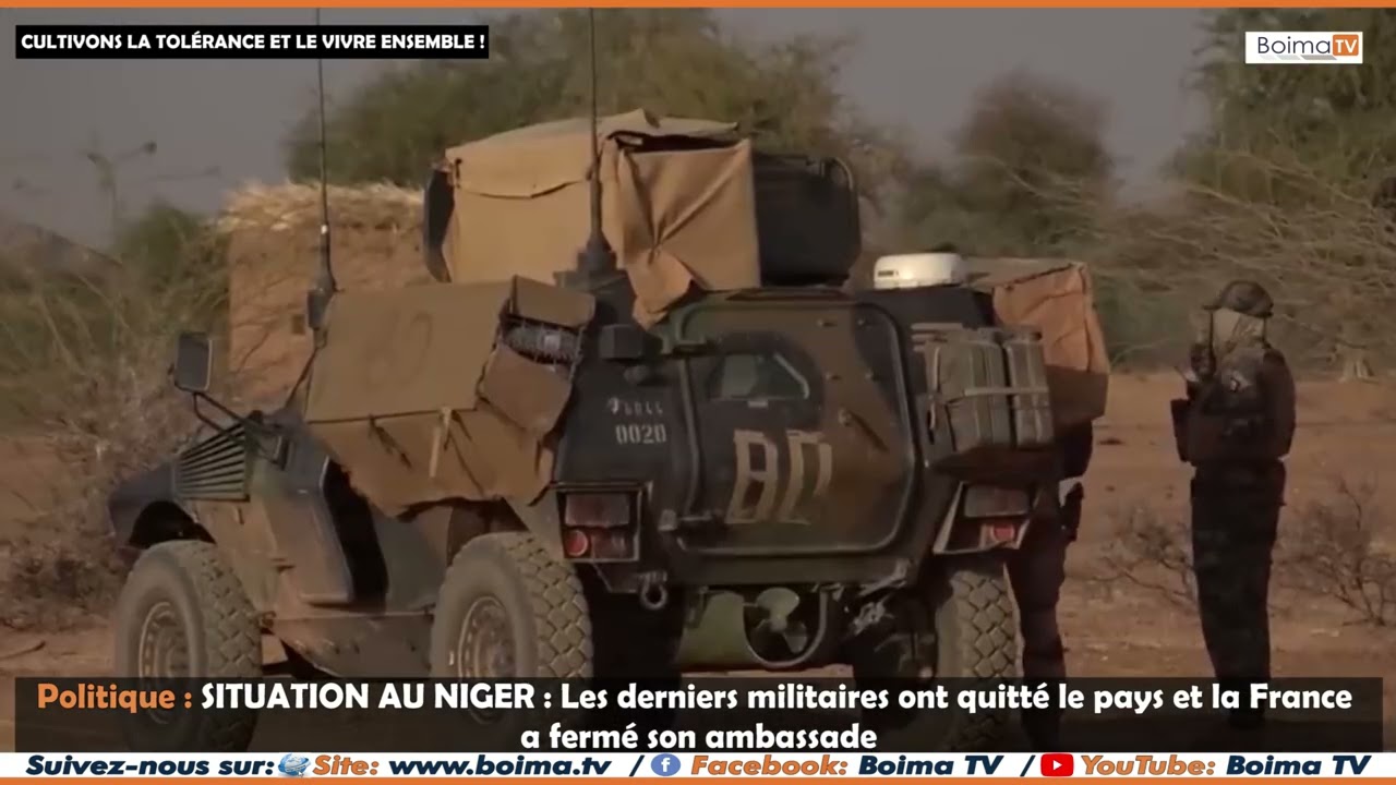 Niger : les derniers militaires français ont quitté le pays