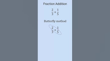 Butterfly method, Fraction addition