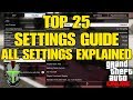 GTA Online Top 25 Settings Guide: All Settings Explained!