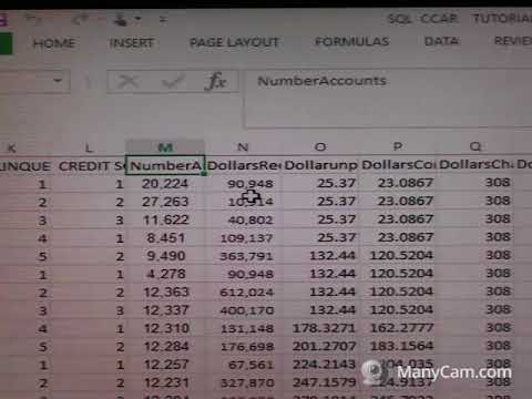 CCAR STRESS TESTING USING EXCEL AND SQL / robert high teaches sql  excel