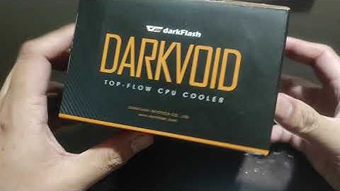 DarkFlash Darvoid CPU Cooler Unboxing