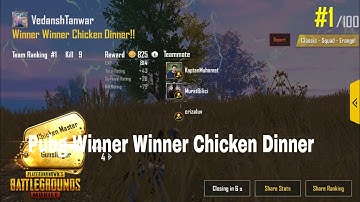 Pubg Mobile - Gameplay Walkthrough Part 1 - Chicken Dinner(iOS, Android)