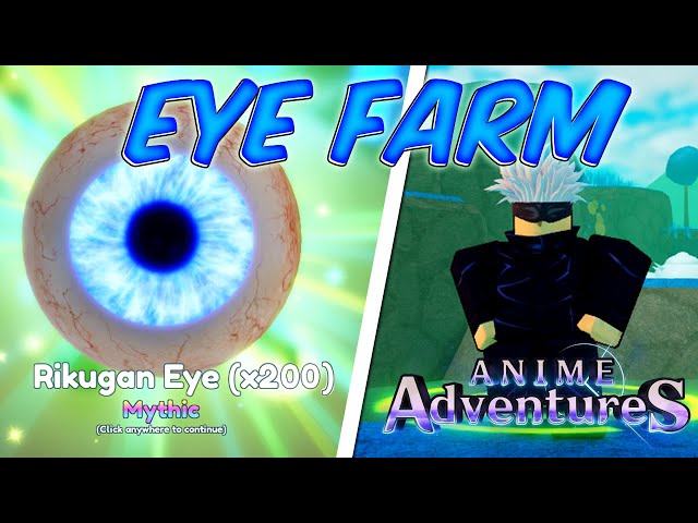 FASTEST WAY* TO GET RIKUGAN EYES UPDATE 6 IN ANIME ADVENTURES! ROBLOX 