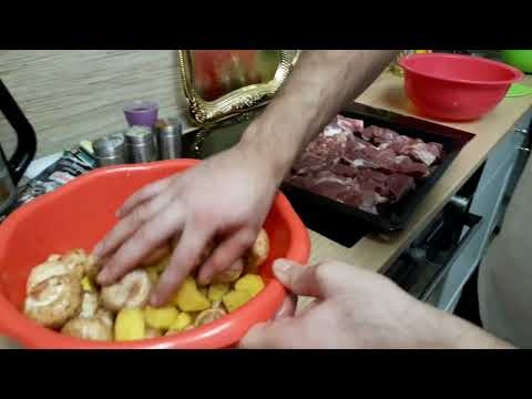 Жареное мясо с