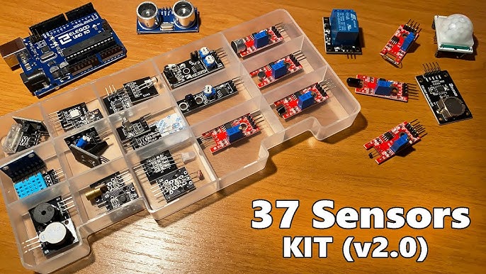 37 Sensors and Modules Kit (Version 2) for Raspberry Pi and