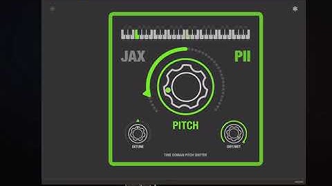 JAX P2, Time Domain Pitch Shifter for iOS