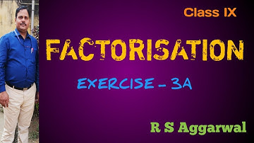 R S Aggarwal Class IX Exercise- 3A // Mathematics C B S E//