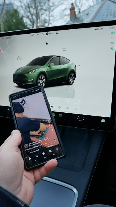 How to get sound from your phone through your Tesla speakers?