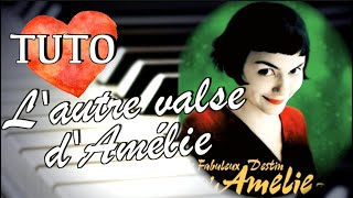 ?YANN TIERSEN (L'autre valse d'Amélie) - COVER & TUTO piano FACILE (Amélie Poulain) видео