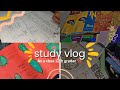 Daily life of 12th grader 🎀☀️/ science stream 🔭/ note completion, question solving 💻🎧