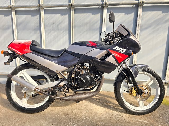 ホンダ NS50F AC08 1989年式 BRDチャンバー エンジン始動 空ぶかし