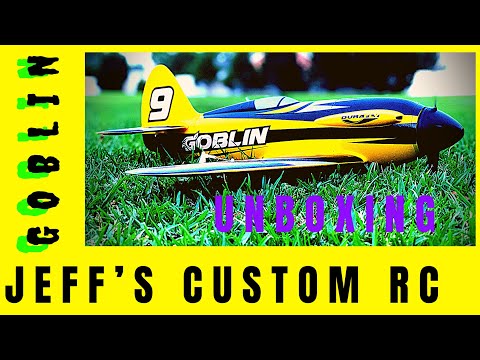 HobbyKing의 Durafly GOBLIN 820MM PNP Racer가 Jeffs Custom RC와 함께 개봉했습니다.