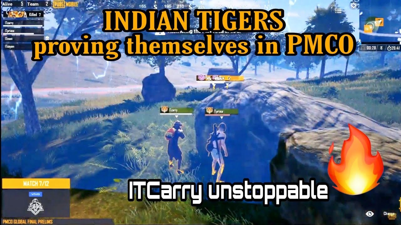INDIAN TIGERS - The underdogs Proving themselves in Prelims PMCO 2019😯 | IT carry is OP🔥🔥🔥