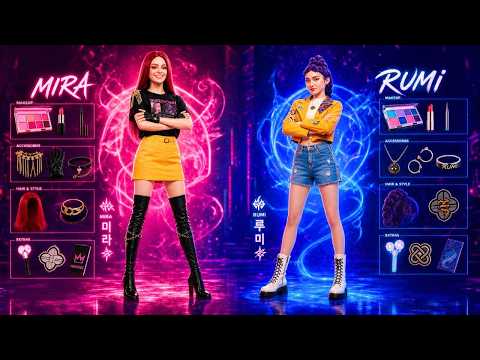 🔥 MIRA vs RUMI! Incredible KPop Demon Hunters Beauty Transformation ✨