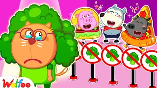 Wolfoo! Let's Eat, Play and Be Healthy With Magic Pizza! Wolfoo Funny Kids  Cartoon