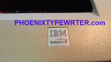 Another Bad IBM Selectric 2 II Typewriter HUB, Thump, Broken, Repair