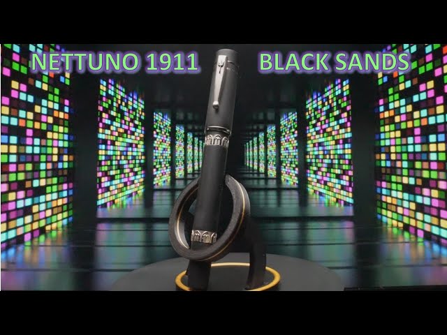 Nettuno 1911 Black Sands -Fountain Pen Review - YouTube