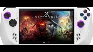 New World Le meilleur MMORPG Asus Rog Ally Z1 Extrême Lenovo Legion Go 7840u