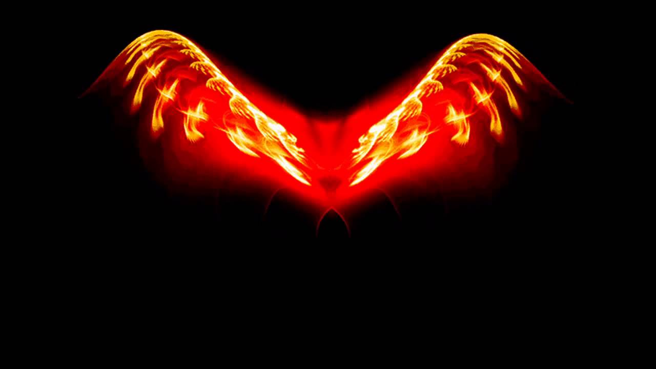 Футаж Крылья красные - YouTube