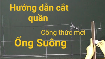 #163 Cách cắt quần ống suông/  bạn sẽ may đẹp hơn rất nhiều nếu bạn biết được cách cắt này