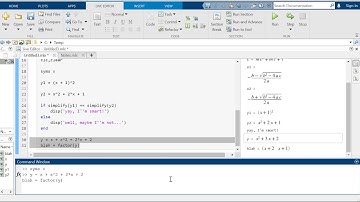 Getting Started in Symbolic Toolbox with Live Script in MATLAB