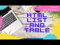WEB DEVELOPMENT COMPLETE COURSE: HTML LIST AND TABLE|table, thead, tbody, tfoot, th, tr and td tag
