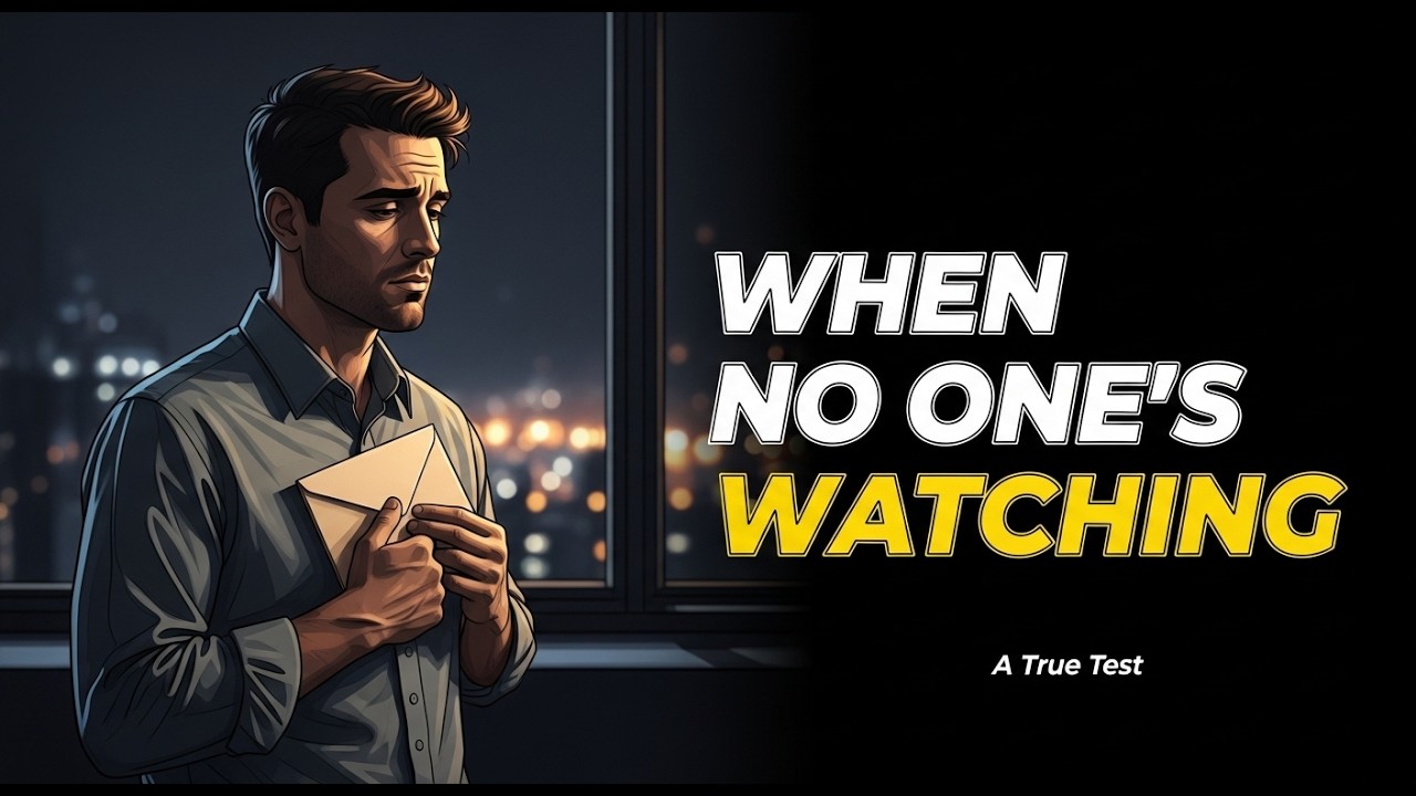 The Moment No One Was Watching | A Powerful Story About Integrity, Ethics, and Life Choices