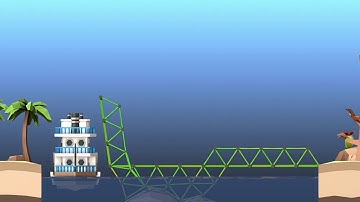 Poly Bridge 2 Level 4 - 1 "Edgy" 100%