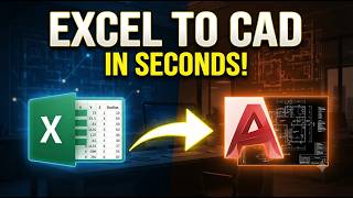 Super Dynamic Blocks: Automate AutoCAD Drawings via Excel in Seconds