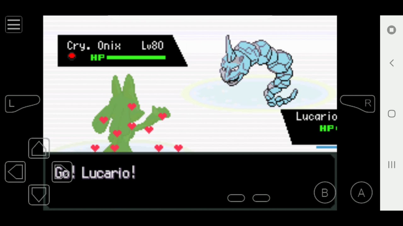 Pokemon The Last Fire Red 4.0 Find Crystal Onix 