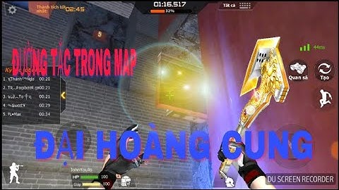 Đường Tắc Trong Map Đại Hoàng Cung Parkour - Đột Kích Mobi - Crossfire Legends