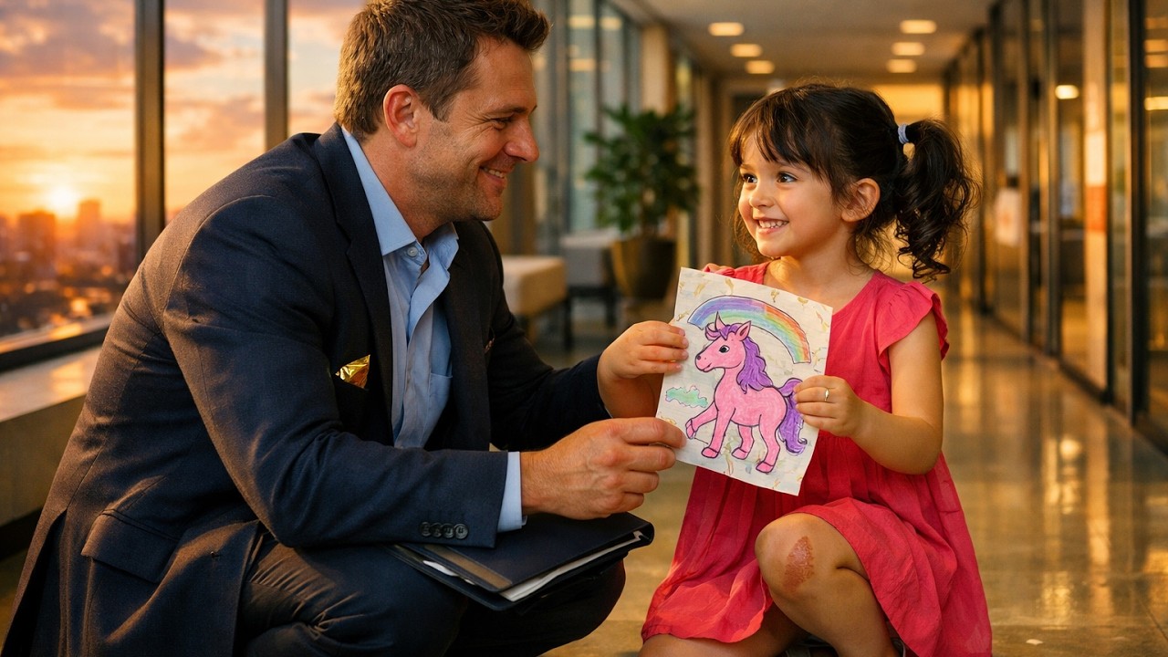 Дочь уборщицы, мчась по коридору, внезапно врезалась в грозного директора…