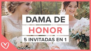 Las 5 funciones de las DAMAS DE HONOR