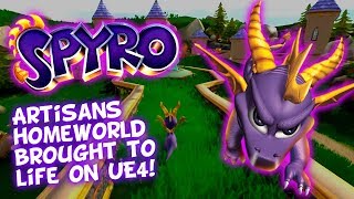 What A Spyro Remake Could Look Like! [Fan Made] Artisans Homeworld On Unreal Engine 4!