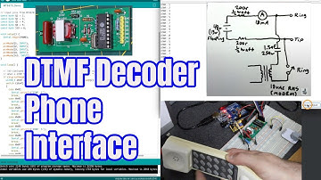 MT8870 DTMF Decoder with Phone Line Interface
