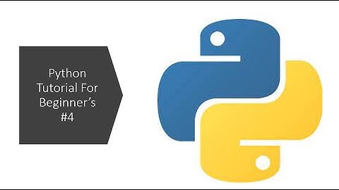 Python Tutorial For Beginners - #4. Getting Input from user and print in Python.