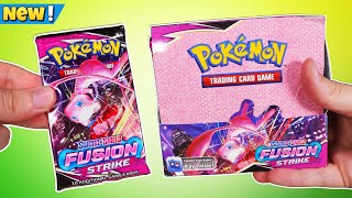 Opening a Pokemon Fusion Strike Booster Box!