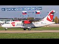 TRIPREPORT | CSA Czech Airlines (ECONOMY) | ATR 42-500 | Bratislava - Prague