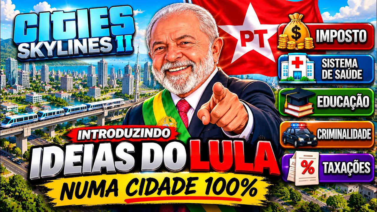 SIMULEI O GOVERNO LULA NO CITIES SKYLINES 2!