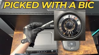 $800 Safes PICKED Open With $1 Bic Marker | Tubular Lock Picking