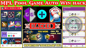 MPL  POOL Game Auto Win Hack || MPL New Mod Apk || MpL All games Hacked 2020 #alok