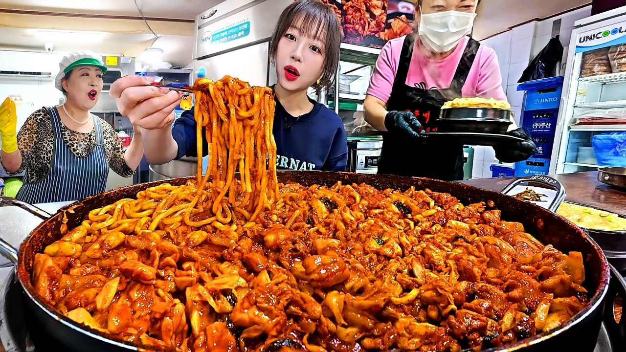 대한민국에서 유일한 미슐랭 닭갈비집.. 오픈런 하러 갔습니다. 대왕 철판닭갈비 먹방