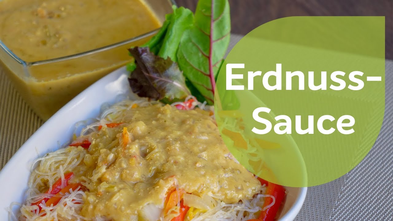 Erdnuss-Sauce | asiatisch | Vegane Rezepte | Glutenfrei - YouTube