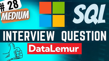 MICROSOFT Interview Question Solved - SQL | "Supercloud Customer" | Everyday Data Science