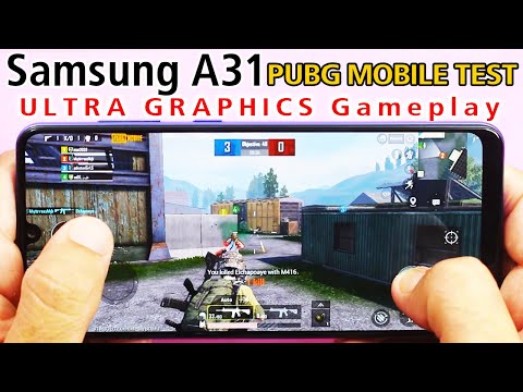 Samsung Galaxy A31 PUBG MOBILE TEST   Ultra   Smooth Graphics Test 