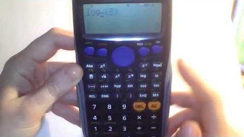 The log function on the CASIO fx-83GT calculator