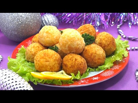 Сырные шарики — восхитительная новогодняя закуска