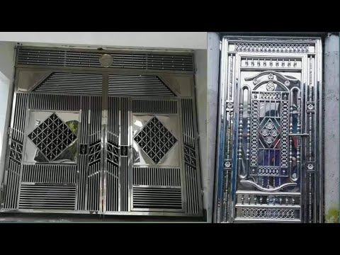 Modern stainless steel gate design for house | 2020 SS main door design | All