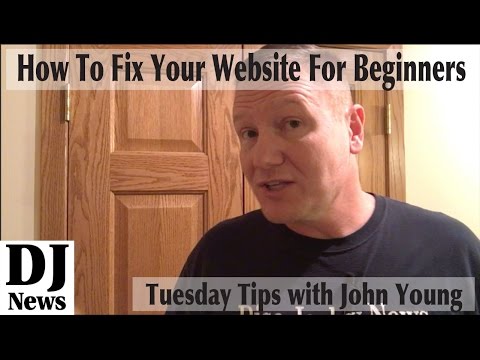 Tuesday Tip | How To Fix Your DJ Website TODAY | By The Disc Jockey News
